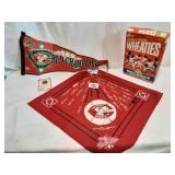 1990 Cincinnati Reds Pendant, Bandana, Wheaties