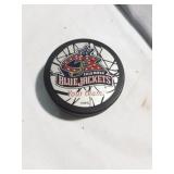 Columbus Blue Jackets Hockey Puck