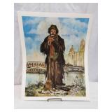 Cincinnati Riverfront Sad Clown by Louis Spiegel