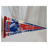 1986 New York Giants Super Bowl Pendant