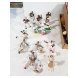 collectin of Vintage sports figures