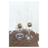 Pair of Antique Oil Lamps