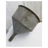Antique 10" Galvanized Funnel