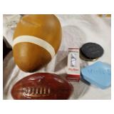 Plastic Football, candle, Large Viagra, golf balls