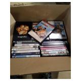 Box of DVDs