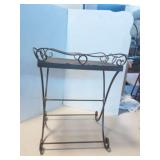 Wrought Iron Folding Tray.