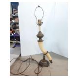 1977 Chapman Horn Table Lamp