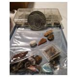 Arrowheads, sharks teeth, minerals