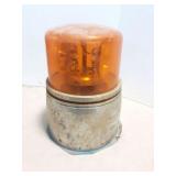 Vintage Rotating Amber Light Beacon