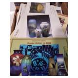 Box of collector pamphlets, mailers, books