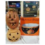 Box of Halloween Decorations