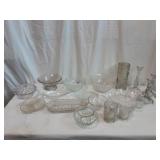 Huge Lot of Cut, Pressed, Etched, & More Glassware