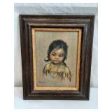 "Little Bluebird" by Dorothy Francis Canvas Print