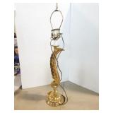 Brass Leaf shaped Lamp Orienra Accent Lamp