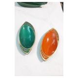 Brass and Enamel Trinket Tray, Made in Israel