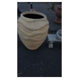 Large fiberglass flower Pot or Urn