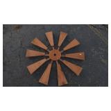 40 " wooden cedar windmill fan