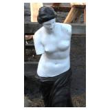 Resin Lady standing topless