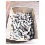 Large assortment of lug nuts