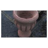 Decorative sandstone flower pot