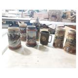 Beer Steins Budweiser & Coors