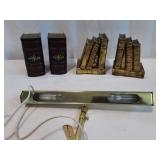 Bookends & Picture Light