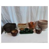 Assortment of Decorative Planters
