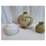 Decorative Vases & Lidded Pot