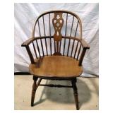 Oak Windsor Sack Back Arm Chair