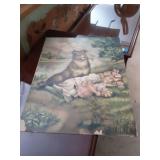 "Touch Her if you Dare" Vintage Lithograph 1906