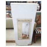 White Finish Cheval Mirror