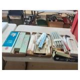 Large assortment of Candlesticks and Tapered