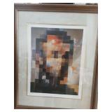 Salvador Dali Print, Framed and numbered