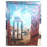 Handpainted Oil on Board with Frame