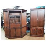 5 Piece Hekman Secretary Wall Unit & Armoire