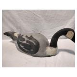 Life-size Primitive Wooden Goose
