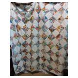 Machine Made King Size Patchwork Quilt