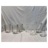 Clear Glass Beverage Pitchers