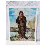 Signed Lou Spiegel "Harbor Clown"