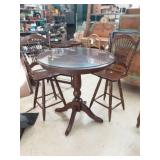 Counter Height Table and Swivel Stools