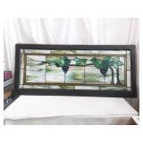 Slag Glass Stained Glass Window