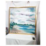 Large landscape Acrylic on Board