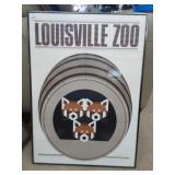 1977 Louisville Zoo Poster (Raccoons)