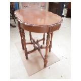 Oak 6 Leg Parlor Table