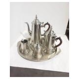 Metawa Holland Pewter Tea Set