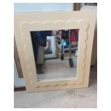 Decorative Wood Frame Mirror.
