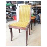Vintage Armless Accent Chair