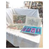 Vintage Double sided Placemats.