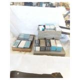 Vintage Slides and 2 Storage Boxes