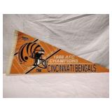 1988 Cincinnati Bengals AFC Champions Pennant